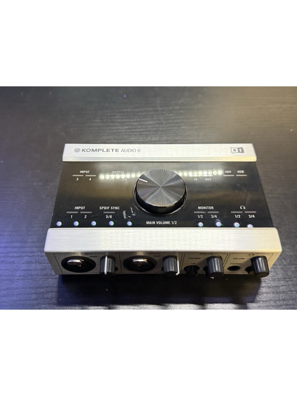 Native Instruments Komplete Audio 6 USB Audio Interface 6-Channel Silver - Picture 2 of 12
